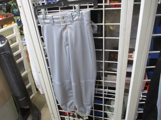 Baseball Pants with Mesh Ventilation for Cooling Effect-Used Wilson Grey Baseball Pants Size Youth Medium