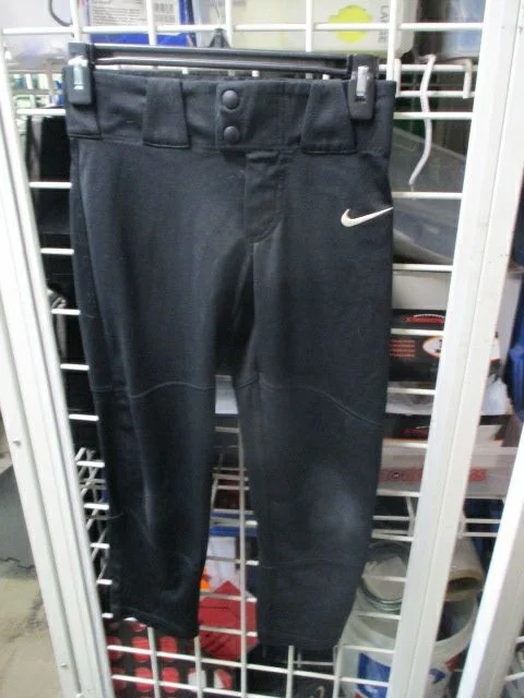 Baseball Pants with Pro-Style Pockets for Accessories-Used Nike Open Bottom Pants Youth Size Small