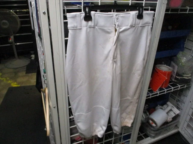 Baseball Pants with Comfortable Waistband for All-Day Play-Used Champro White Baseball Knicker Pants Size Large