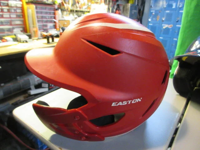 Baseball Helmets with Scratch-Resistant Surface for Durability-Used Easton Elite X Batting Helmet w/ Jaw Guard Size 7 1/8 - 7 1/2"