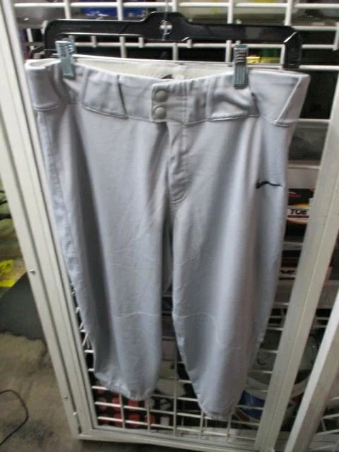 Baseball Pants with Anti-Odor Technology for Comfort-Used Nike Knicker Bottom Pants Adult Size Medium - small wear