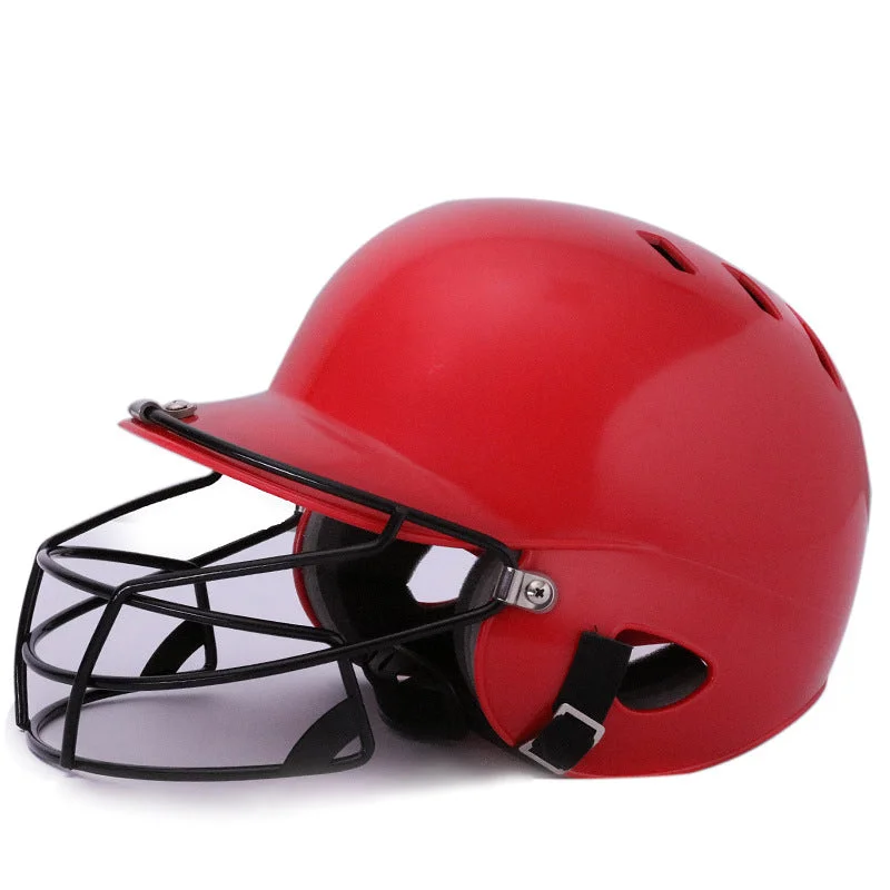 Baseball Helmets for Recreational Players with Secure Fit-Helmet Binaural Helmet And Mask