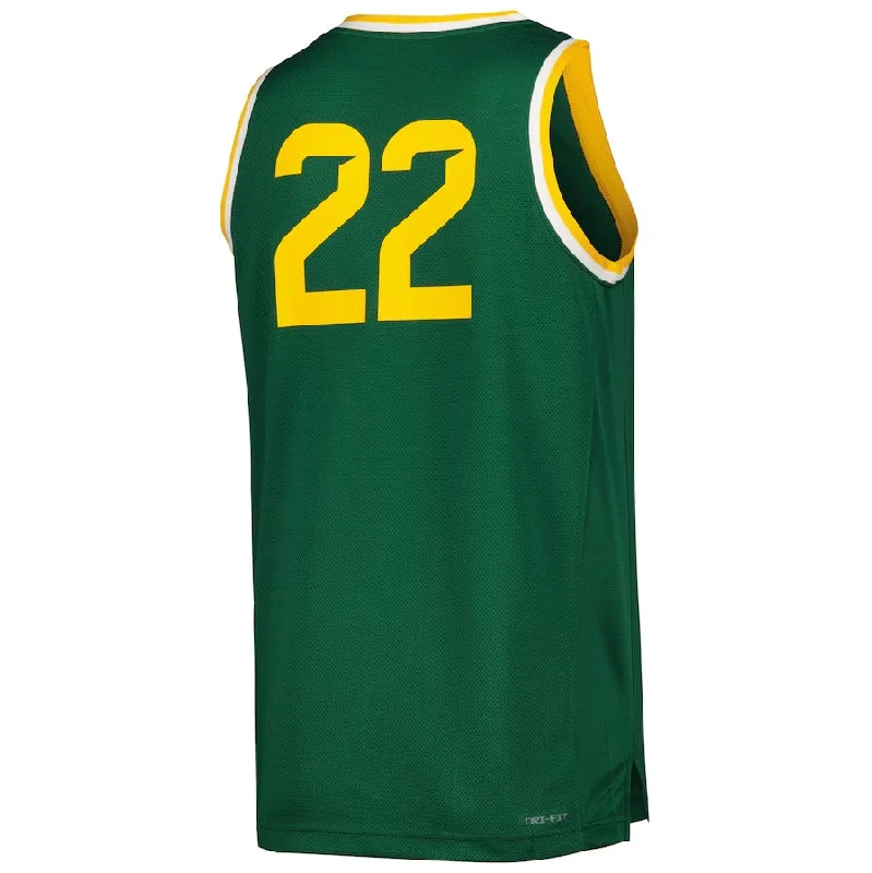 Basketball Jerseys with Zippered Neck for Versatility-#22 B.Bears Unisex Replica Basketball Jersey - Gree Stitched American College Jerseys