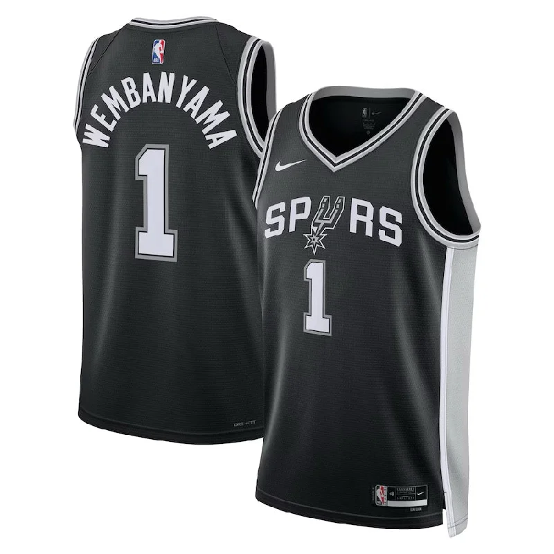 Basketball Jerseys with Full Button Front for Classic Look-Victor Wembanyama Spurs Jersey