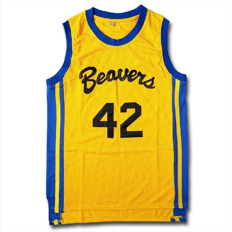 Basketball Jerseys with Quick-Release Zippers for Easy Removal-Teen Wolf Howard 42 Basketball Jersey