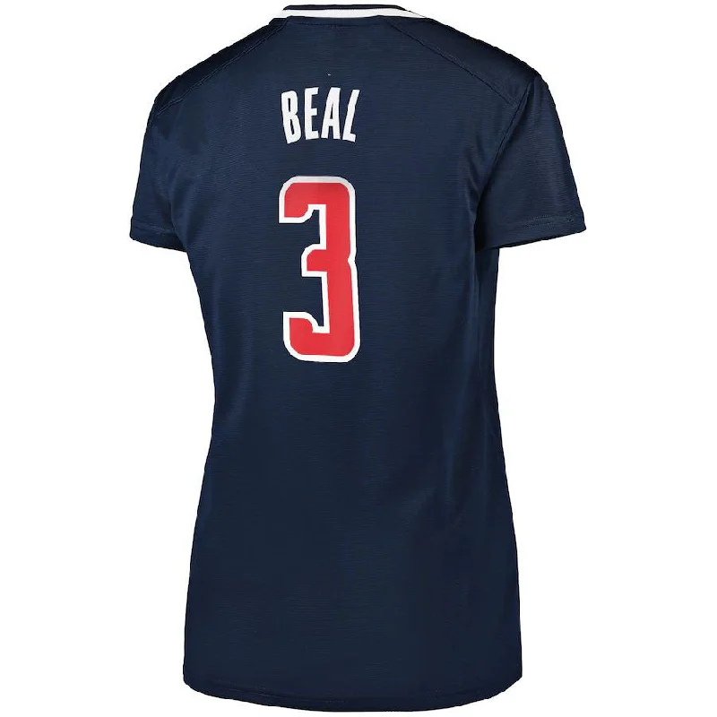 Basketball Jerseys with Soft Polyester Blend for Lightweight Feel-W.Wizards  #3 Bradley Beal Fanatics Branded Women's Fast Break Player Jersey Statement Edition Navy Stitched American Basketball Jersey