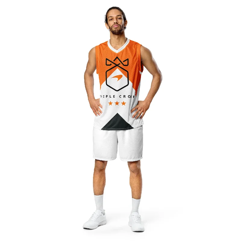 Basketball Jerseys with Slim Fit for Modern Look-Lando Norris Recycled unisex basketball jersey