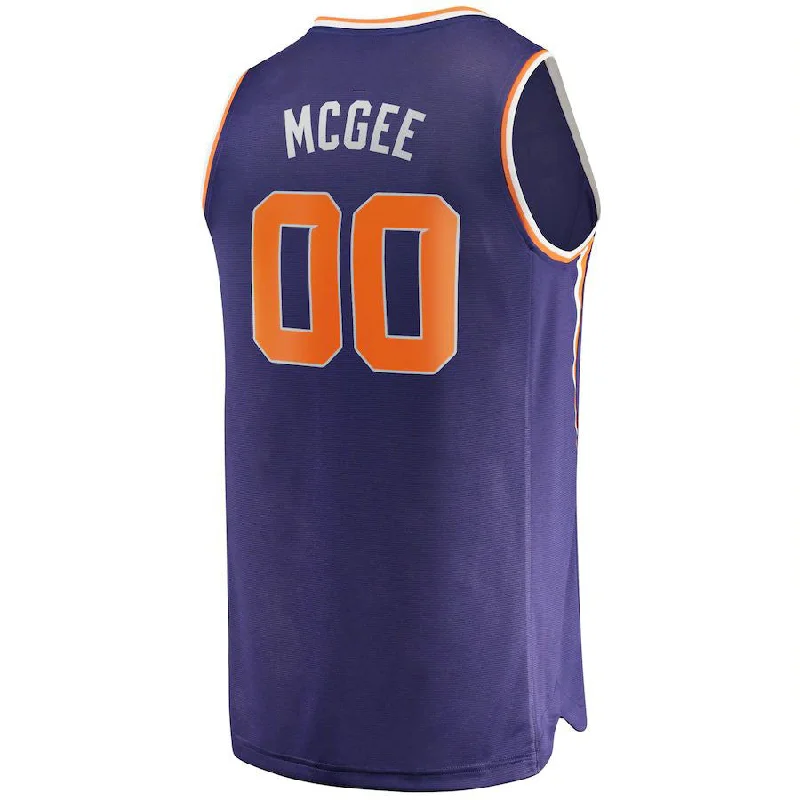 Professional Basketball Jerseys for Competitive Players-P.Suns #00 JaVale McGee Fanatics Branded  2021-22 Fast Break Replica Jersey Icon Edition Purple Stitched American Basketball Jersey