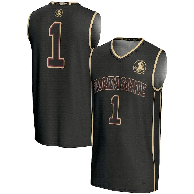 Custom Basketball Jerseys for Teams-#1 F.State Seminoles GameDay Greats Lightweight Basketball Jersey - Black American College Jerseys