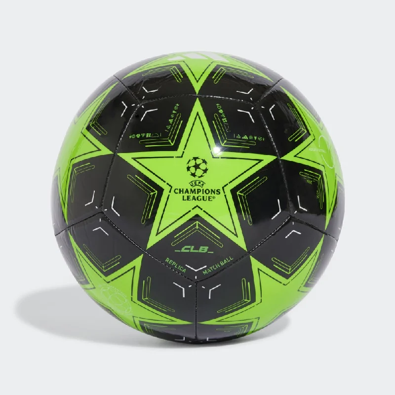 High-Quality Soccer Balls for High-Level Play-adidas UCL Club 24/25 Group Stage Soccer Ball Green Black