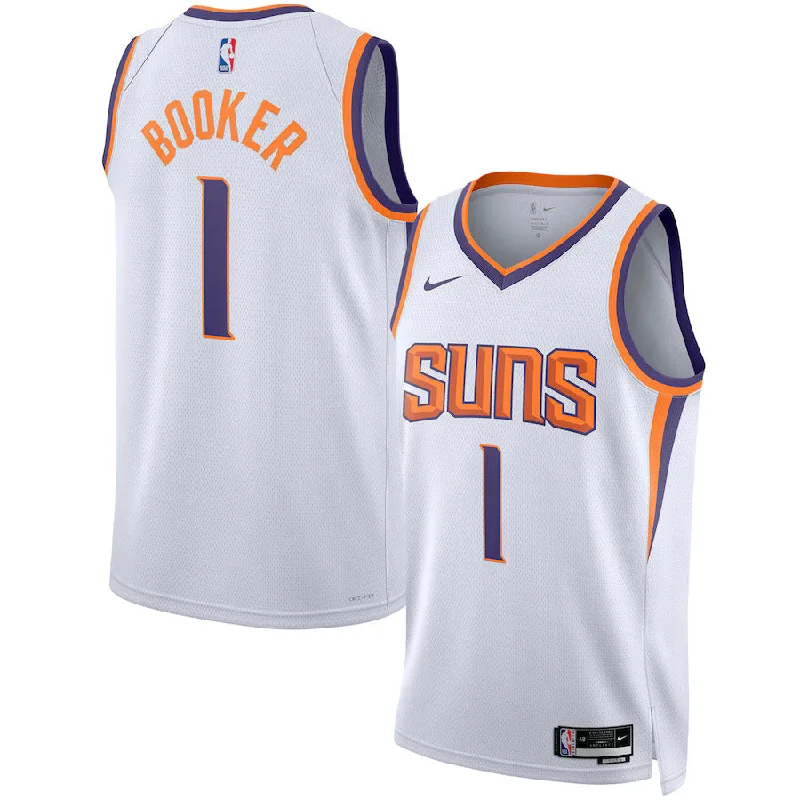 Basketball Jerseys with Quick-Dry Technology for Hot Weather Play-Devin Booker Suns Jersey