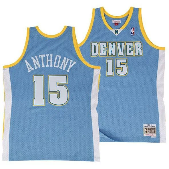 Basketball Jerseys with Extra Padding for Protection-Carmelo Anthony Denver Nuggets Jersey