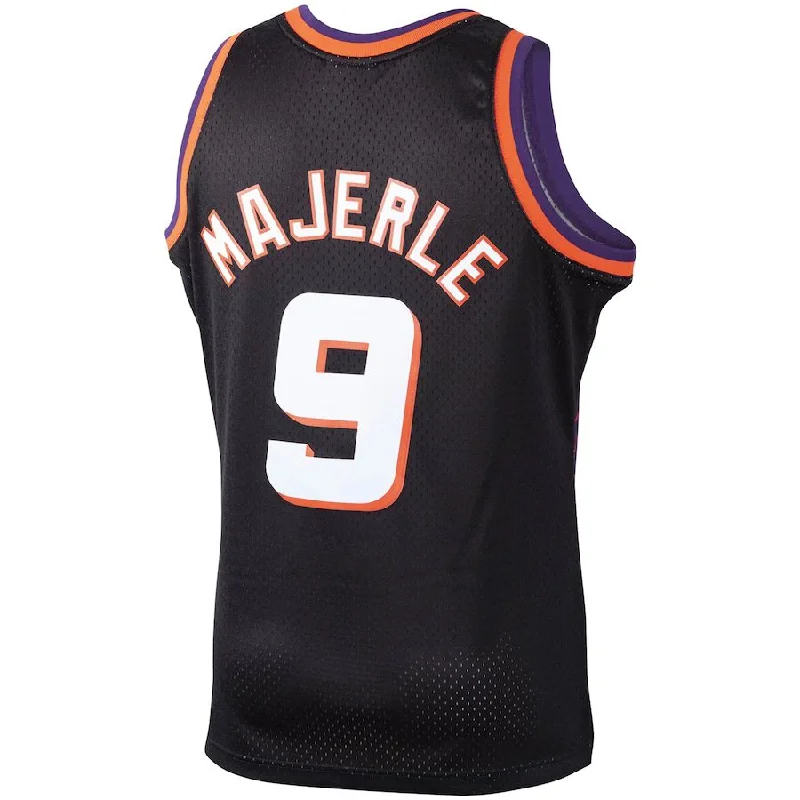 Basketball Jerseys with T-Shirt Style for Casual Look-P.Suns #9 Dan Majerle Mitchell & Ness 1994-95 Hardwood Classics Swingman Player Jersey Black Stitched American Basketball Jersey