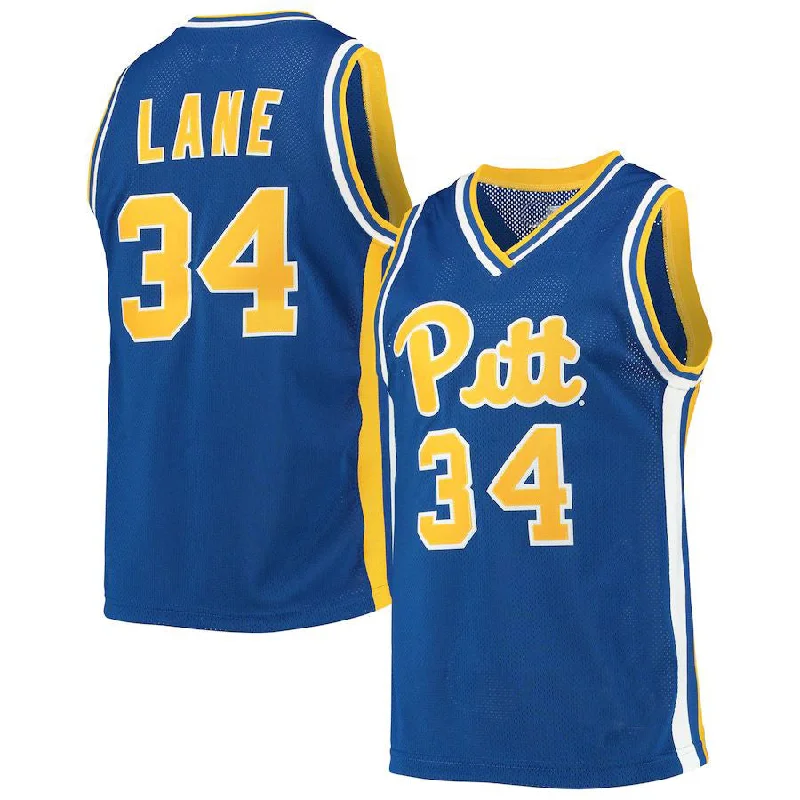 Basketball Jerseys with Mesh Sides for Extra Airflow-P.Panthers #34 Jerome Lane Original Retro Brand Alumni Commemorative Classic Basketball Jersey Royal Stitched American College Jerseys