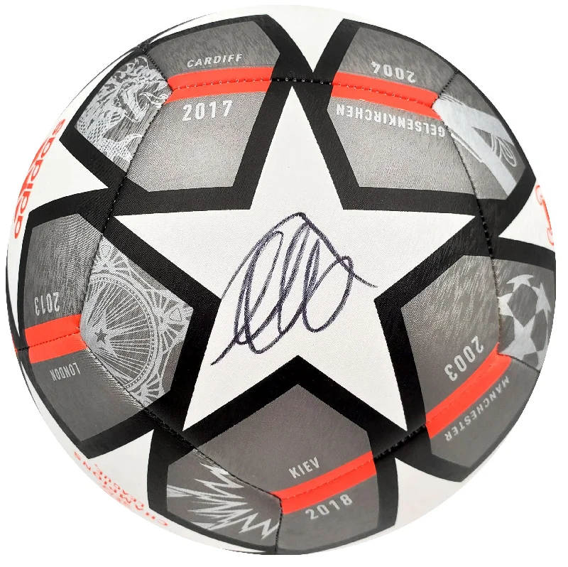 Official Match Soccer Balls for International Competitions-Mason Mount Autographed Adidas Soccer Ball Chelsea F.C. Beckett BAS Stock #196468