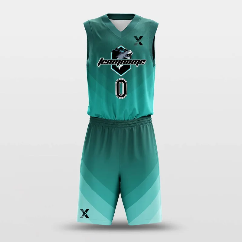 Basketball Jerseys with Lightweight Polyester Fabric for Breathability-Cruise - Custom Sublimated Basketball Jersey Set