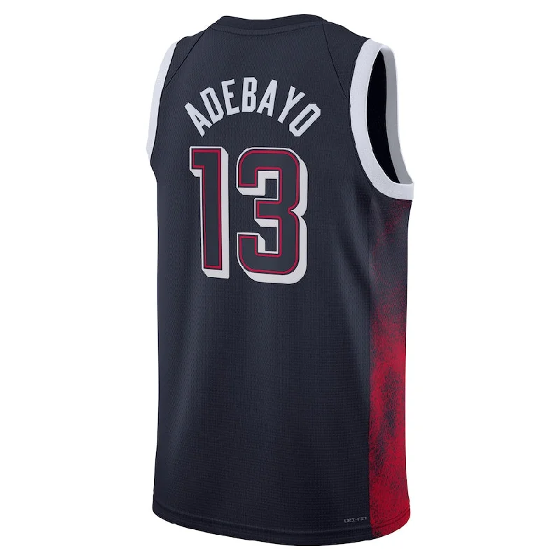 Basketball Jerseys with Customizable Back Designs for Personal Style-USA Basketball #13 Bam Adebayo Unisex 2024 Swingman Player Jersey - Navy American Basketball Jersey