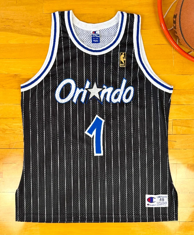 Basketball Jerseys with V-Neck Design for Classic Fit-Orlando Magic 1996-1997 Anfernee “Penny” Hardaway NBA Basketball Jersey (48/XL)