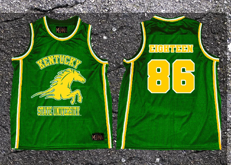 Basketball Jerseys with Custom Colors for Team Branding-KENTUCKY STATE BASKETBALL JERSEY FINAL SALE