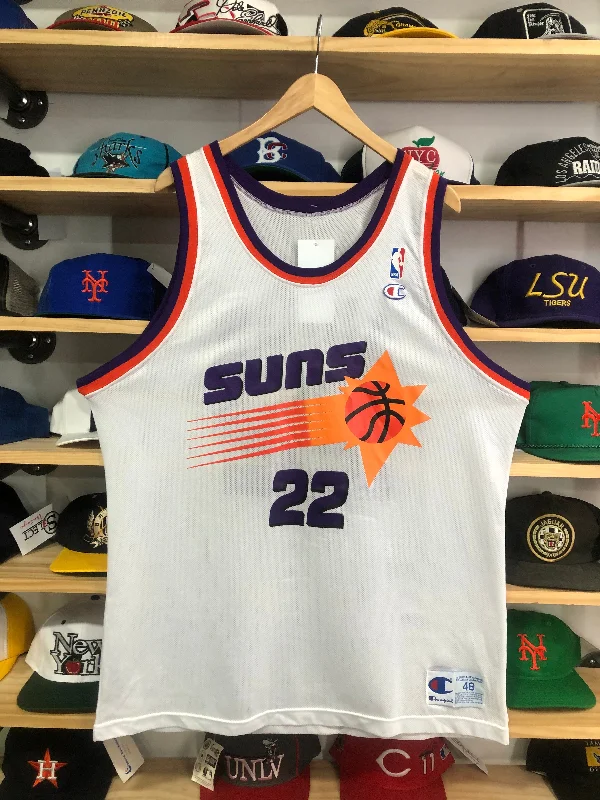 Basketball Jerseys with Soft Collar for Comfort-Vintage Danny Ainge Phoenix Suns Champion Jersey 48 XL