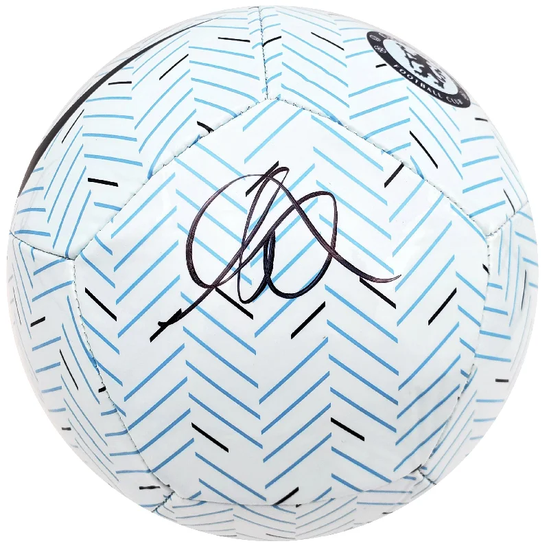 Vibrant Soccer Balls for Easy Tracking-Mason Mount Autographed Nike Soccer Ball Chelsea F.C. Beckett BAS Stock #196470