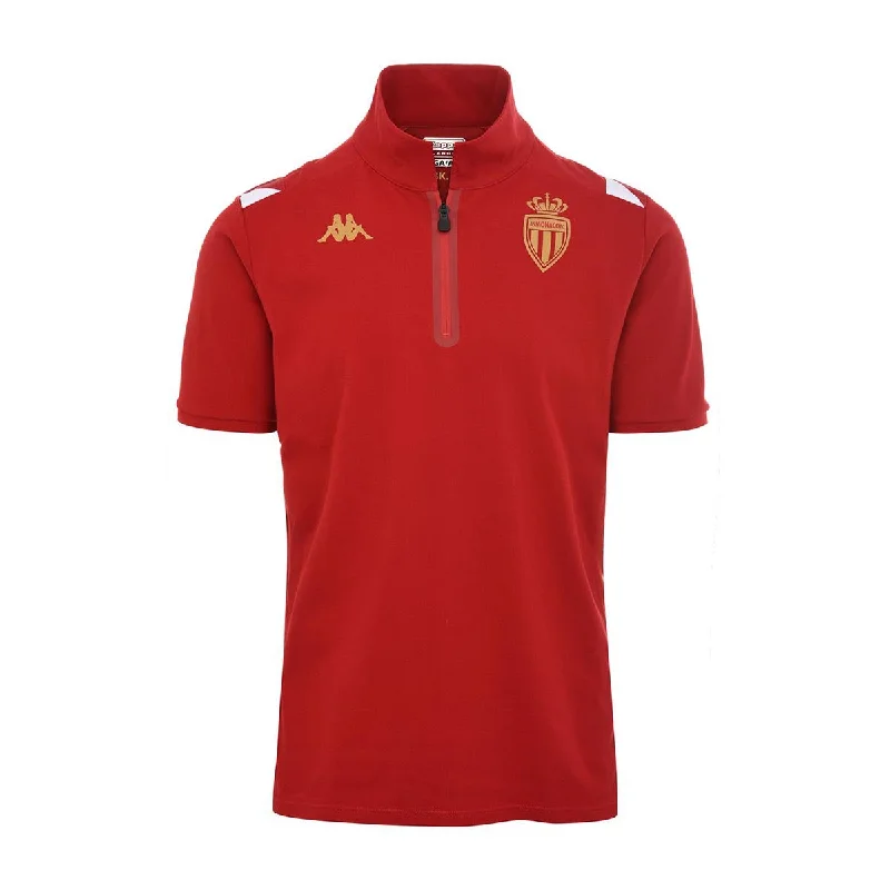 Soft Polyester Golf Polo Shirts for Performance Fit-Polo Asham AS Monaco Rouge Homme