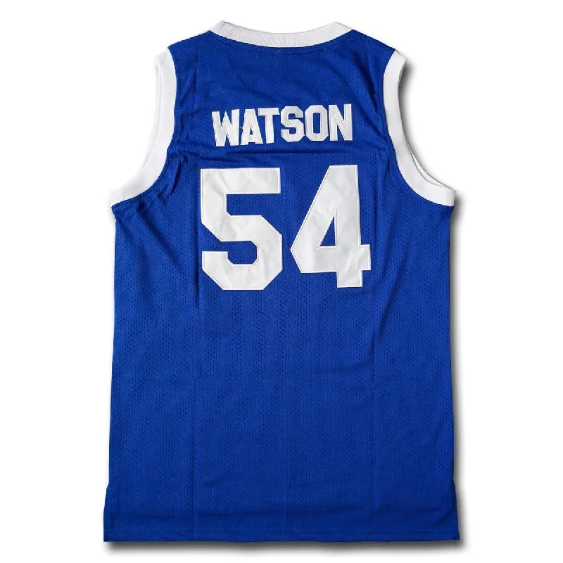 Basketball Jerseys with Custom Logo Printing for Unique Identity-Above The Rim Kyle Watson 54 Tournament Shoot Out Basketball Jersey Blue Stitched