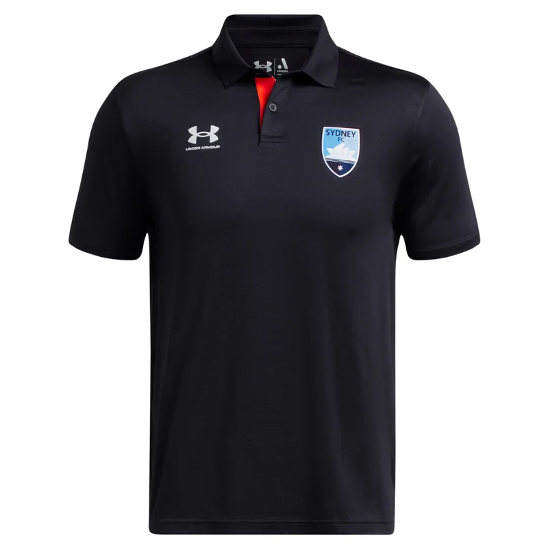 High-Quality Cotton Golf Polo Shirts for Soft Feel-Sydney FC Men's 2024/25 Polo Shirt Football Soccer by Under Armour