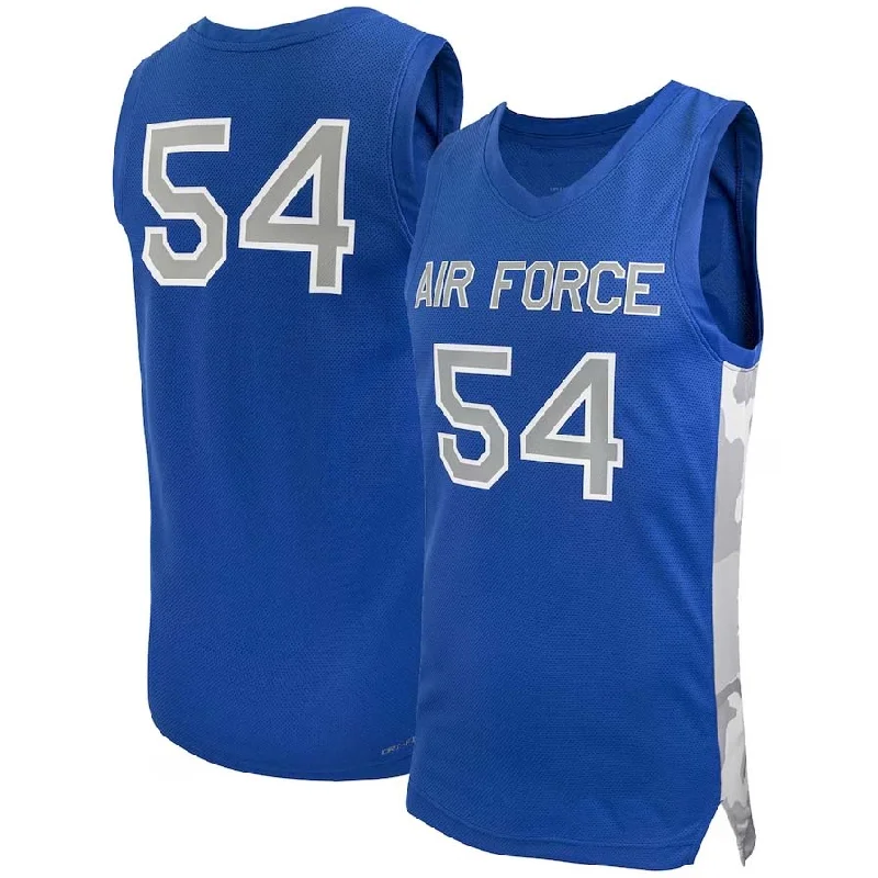 Personalized Basketball Jerseys for Players and Fans-#54 AF.Falcons Replica Basketball Jersey - Royal Stitched American College Jerseys