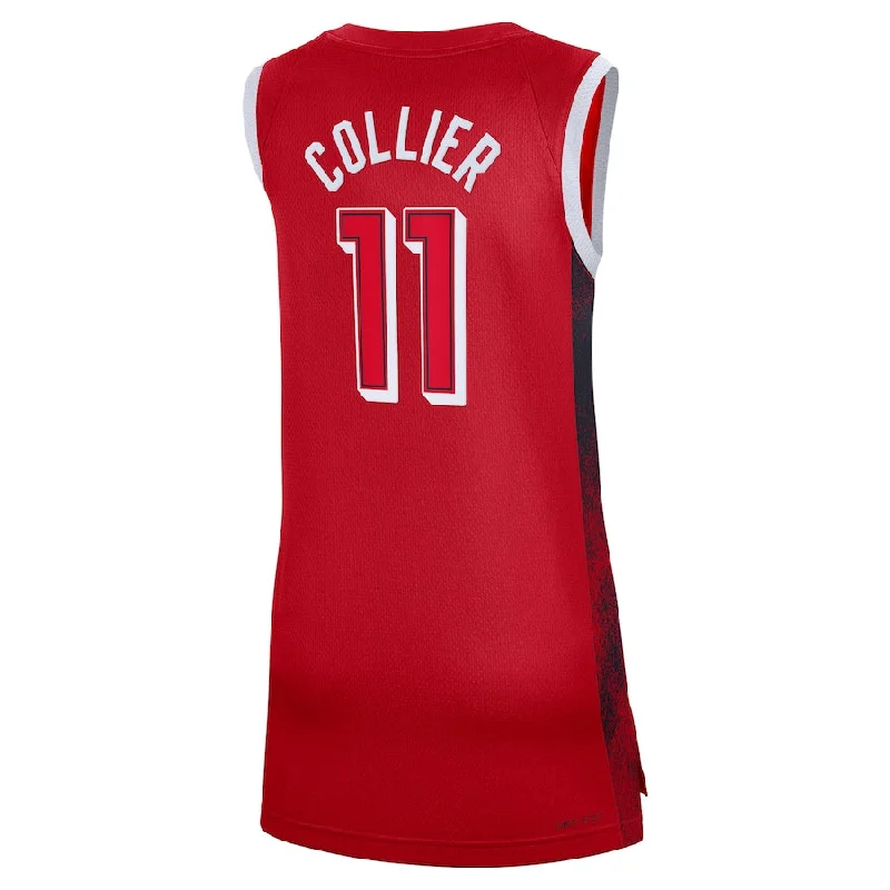 Basketball Jerseys with Moisture-Wicking Technology-USA Basketball #11 Napheesa Collier Unisex 2024 Swingman Player Jersey - Red American Basketball Jersey