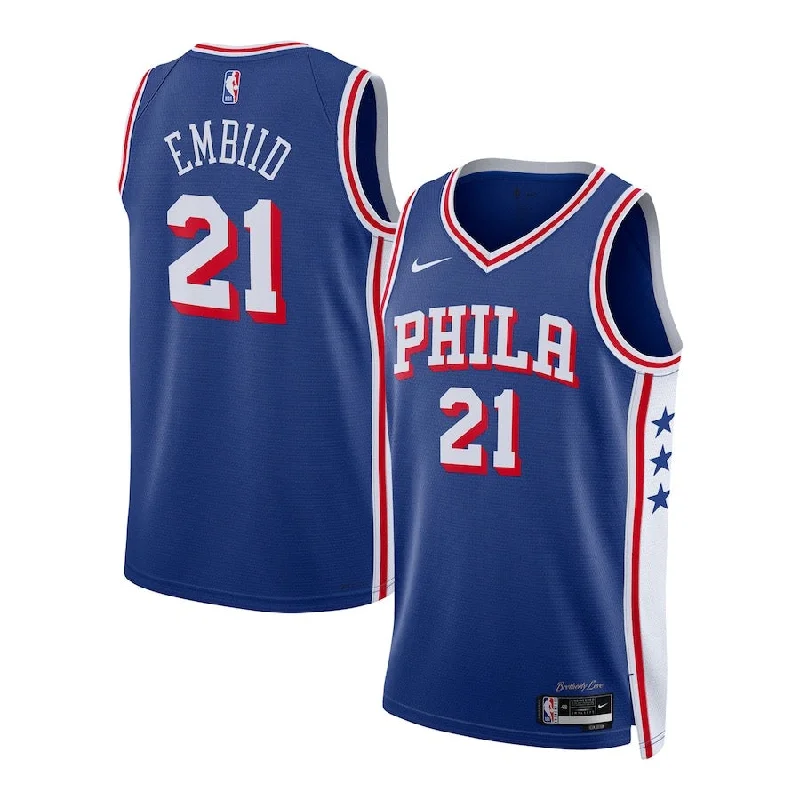 Custom Basketball Jerseys with Team Colors and Branding-Joel Embiid 76ers Jersey