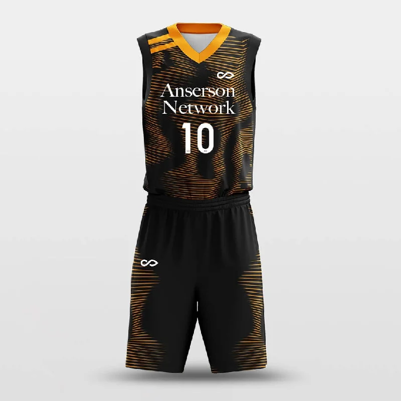 Custom Basketball Jerseys with Team Colors and Branding-Rock - Custom Sublimated Basketball Jersey Set