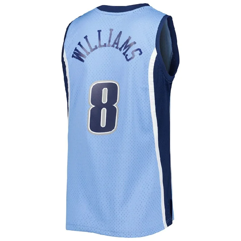 Basketball Jerseys with Soft Lining for Comfort During Play-U.Jazz #8 Deron Williams Mitchell & Ness 2006-07 Hardwood Classics Swingman Jersey Blue Stitched American Basketball Jersey