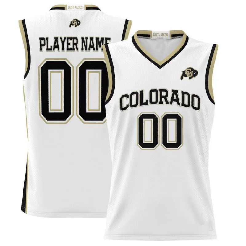 Basketball Jerseys with Side Panels for Stylish Look-Custom C.Buffaloes GameDay Greats NIL Pick-A-Player Lightweight Basketball Jersey - White American College Jerseys