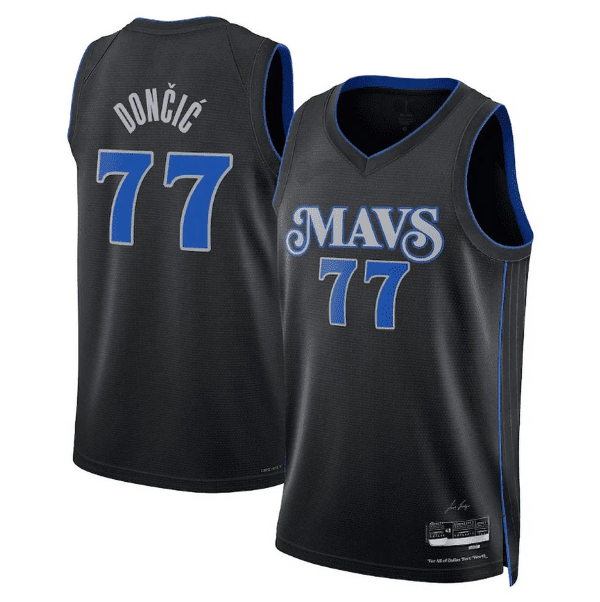 Basketball Jerseys with Classic Pinstripe Design for Vintage Look-Luka Doncic Mavericks Jersey