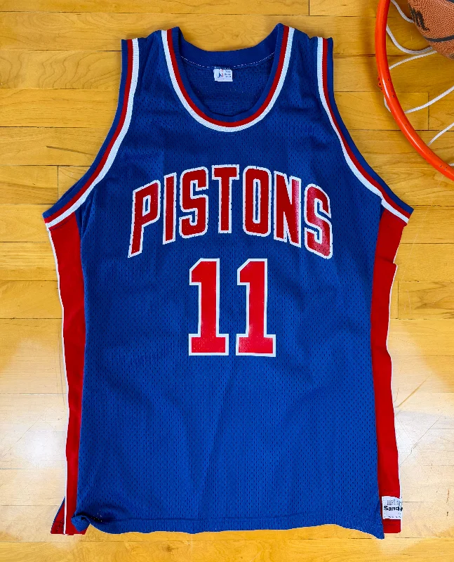 Basketball Jerseys with Extra Breathability for Hot Weather Play-Detroit Pistons 1981-1985 Isiah Thomas NBA Basketball Jersey (42/Large)