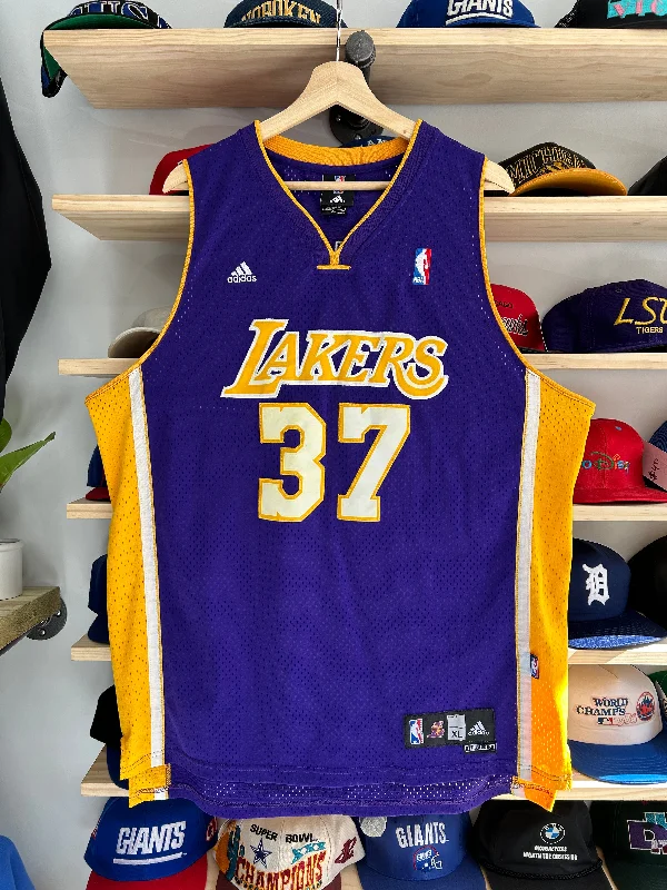 Basketball Jerseys with Minimalist Style for Sleek Appearance-Los Angeles Lakers Ron Artest Adidas Swingman Jersey XL