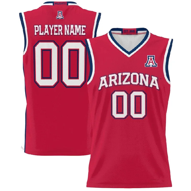 Basketball Jerseys with Comfortable, Moisture-Wicking Lining-Custom A.Wildcats GameDay Greats NIL Pick-A-Player Lightweight Basketball Jersey - Red Stitched American College Jerseys