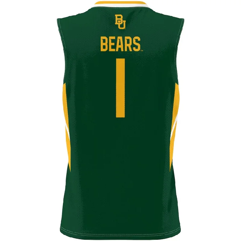 Basketball Jerseys with Extra Breathability for Hot Weather Play-#1 B.Bears GameDay Greats Lightweight Basketball Jersey - Green Stitched American College Jerseys