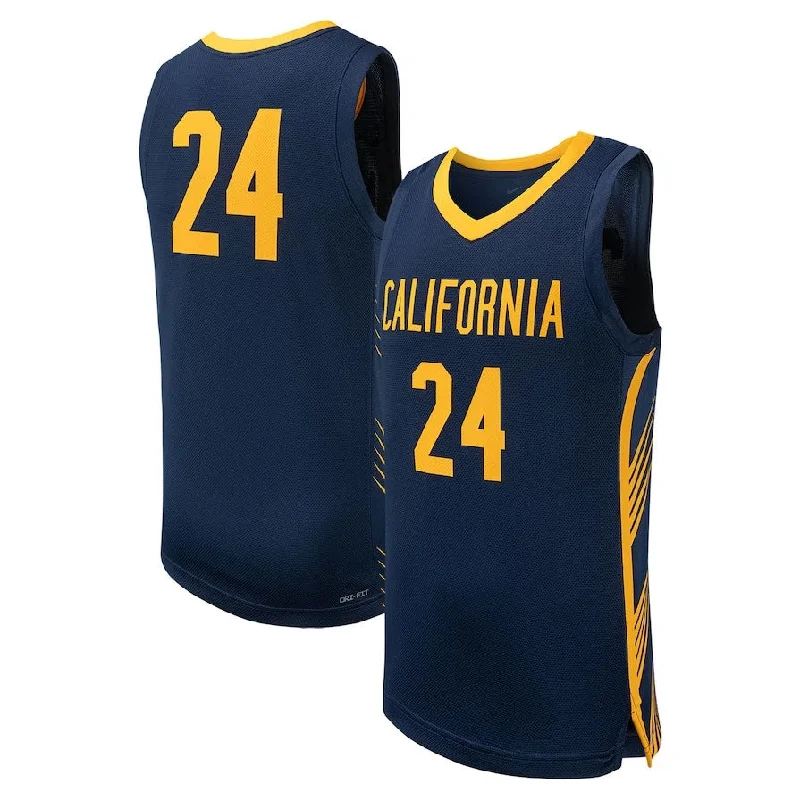 Basketball Jerseys with Reinforced Stitching for Durability-#24 C.Bears Replica Basketball Jersey - Navy American College Jerseys