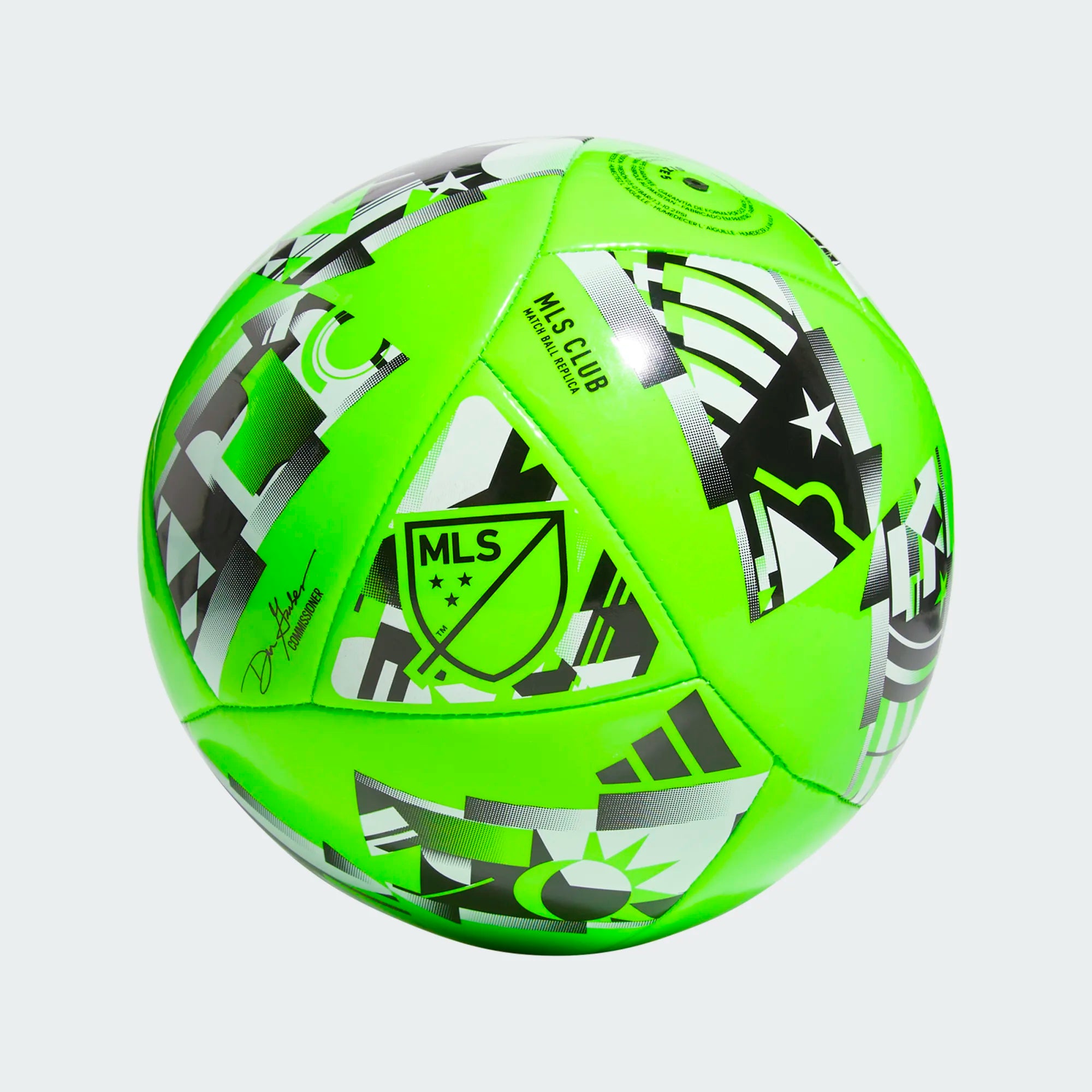 Soccer Balls with High-Quality Bladders for Best Air Retention-adidas MLS Club Soccer Ball Neon Green