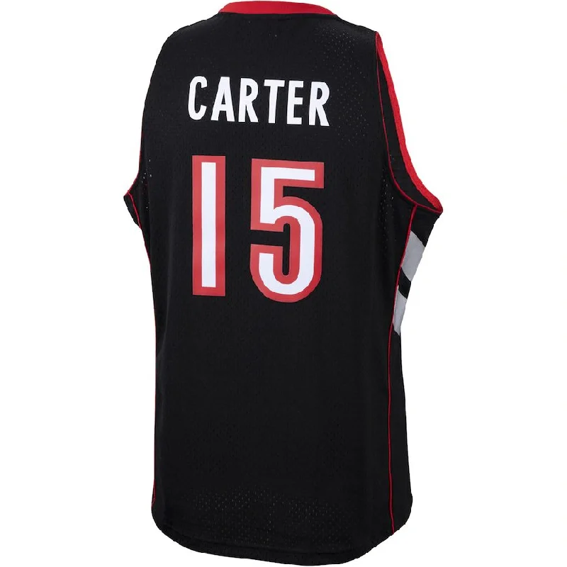 Basketball Jerseys with Slim Cut for Athletic Look-T.Raptors #15 Vince Carter Mitchell & Ness 1999-2000 Hardwood Classics Swingman Jersey Black Stitched American Basketball Jersey