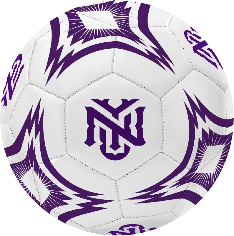 Top-Quality Soccer Balls for Team Sports-New York University Kaleidoscope Regulation Size 5" College Soccer Ball