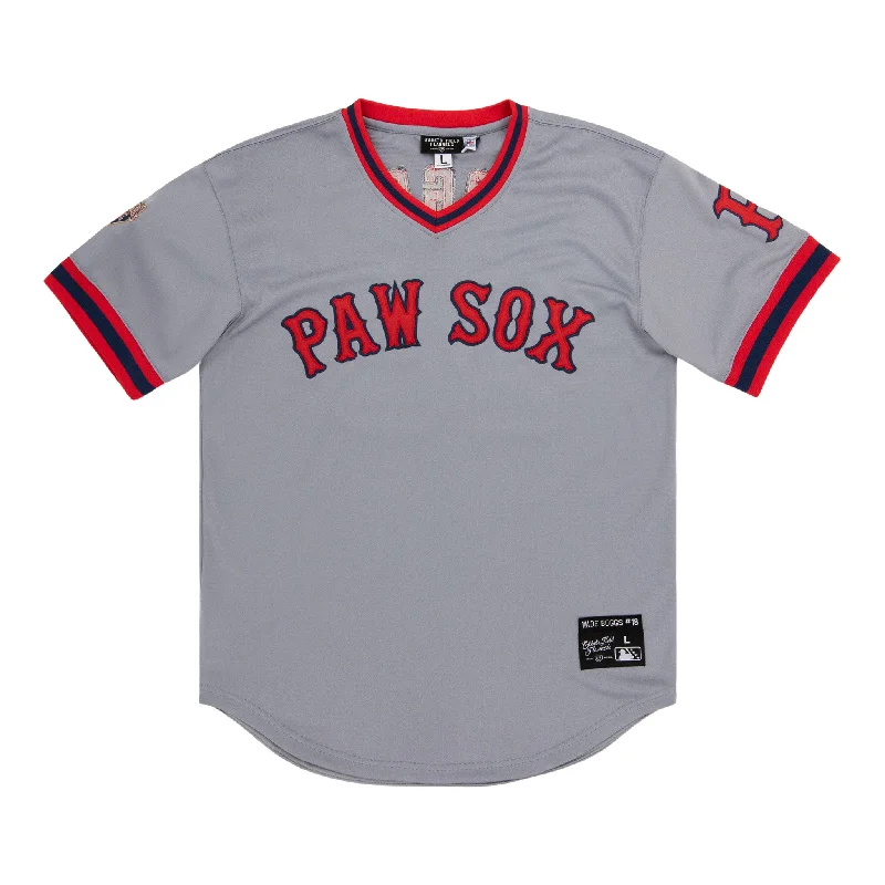 High-Quality Baseball Jerseys for Elite Players-Pawtucket Red Sox EFF MiLB Vintage V-Neck Baseball Jersey