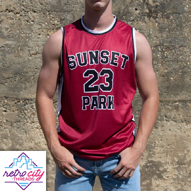 Basketball Jerseys with Reinforced Elbows for Extra Durability-Sunset Park Movie Shorty Custom Basketball Jersey