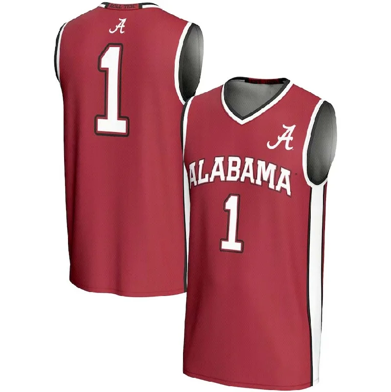 Basketball Jerseys with High-Performance Fabrics for Serious Athletes-#1 A.Crimson Tide GameDay Greats Lightweight Basketball Jersey - Crimson Stitched American College Jerseys