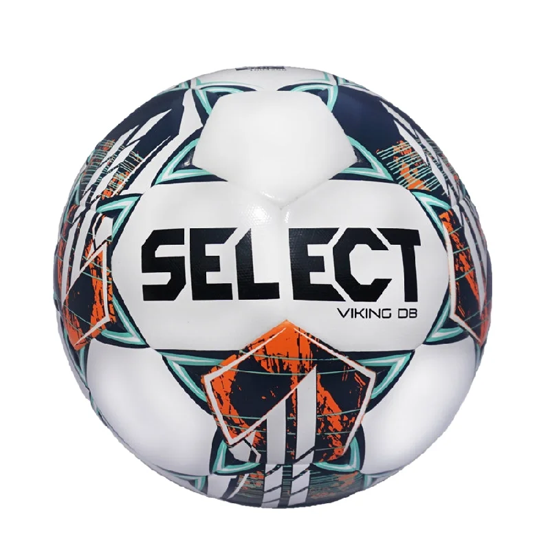 Mini Soccer Balls for Training and Practice-Select Viking DB V24 Soccer Ball White Green Orange