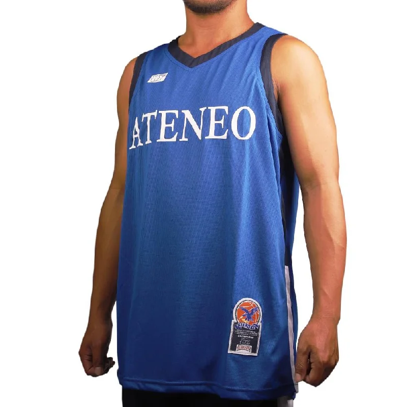 Basketball Jerseys with Anti-Odor Technology for Comfort-Universidad Ateneo Court Jersey Sando