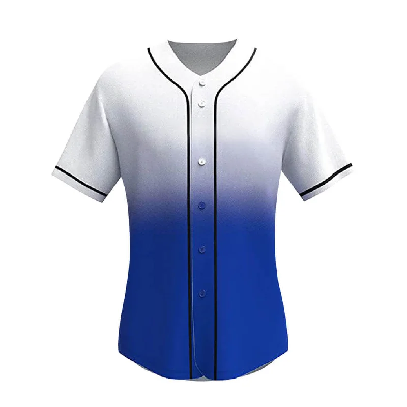 Baseball Jerseys with Unique Graphic Prints for Personal Style-Custom Women’s Gradient Baseball Jersey Shirts