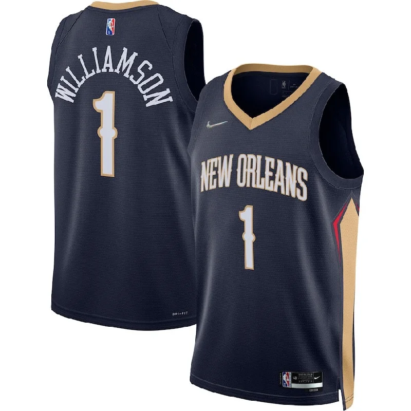 Basketball Jerseys with Color Blocking for Team Identity-Zion Williamson Pelicans Jersey